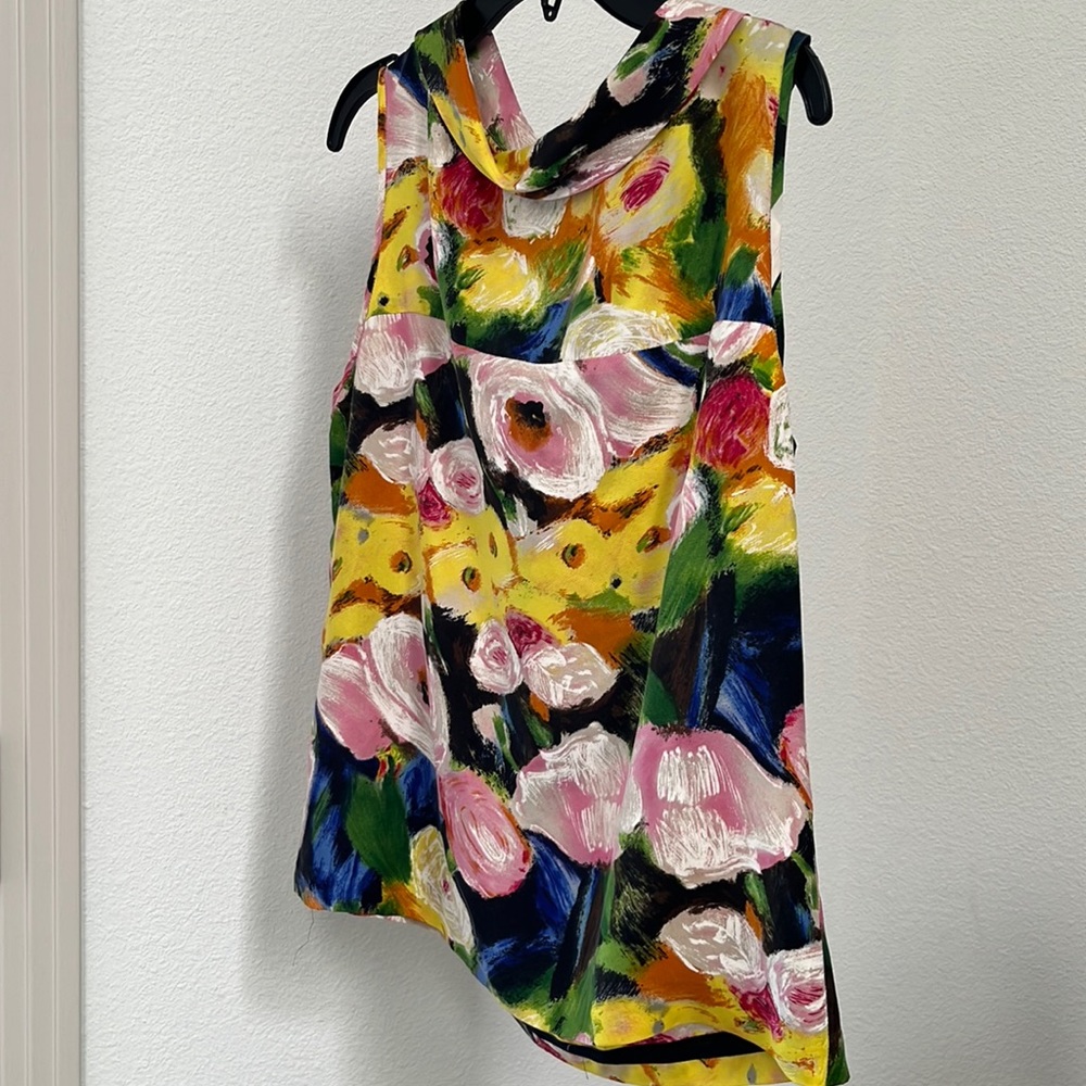J. Crew Collection 100% silk floral blouse - size 6